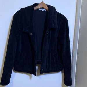 Young Fabulous & Broke Black Teddy Jacket